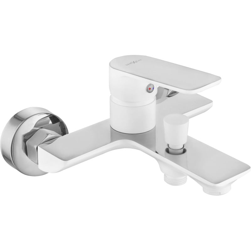 Mexen Alfa bathtub mixer tap, White/Chrome - 745730-02