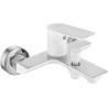 Mexen Alfa bathtub mixer tap, White/Chrome - 745730-02