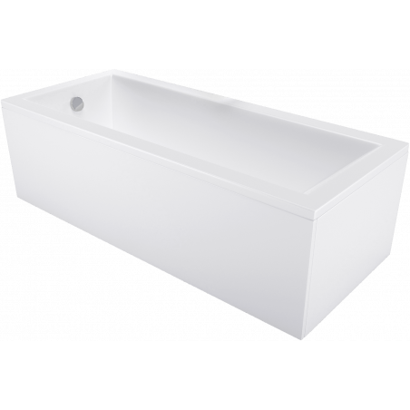 Mexen Cubik rectangular bathtub 140 x 70 cm with panel, white - 55031407000X