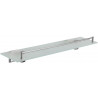 Mexen Dalia hanging glass shelf, Chrome - 7017337-00