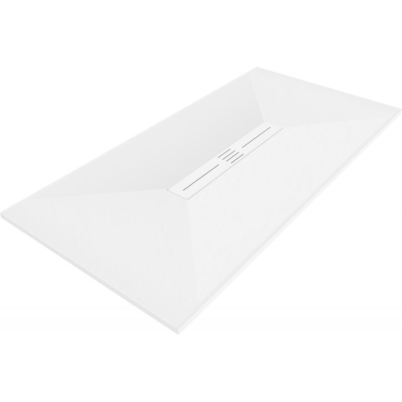 Mexen Toro rectangular shower tray SMC 160 x 80 cm, white, white cover - 43108016-W