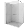 Mexen Kioto+ Walk-in Shower Wall with Shelf 135 x 200 cm, Transparent, Chrome - 800-135-121-01-00