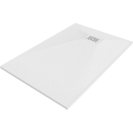 Mexen Hugo Rectangular Shower Tray SMC 80 x 70 cm, White, White Cover - 42107080-W