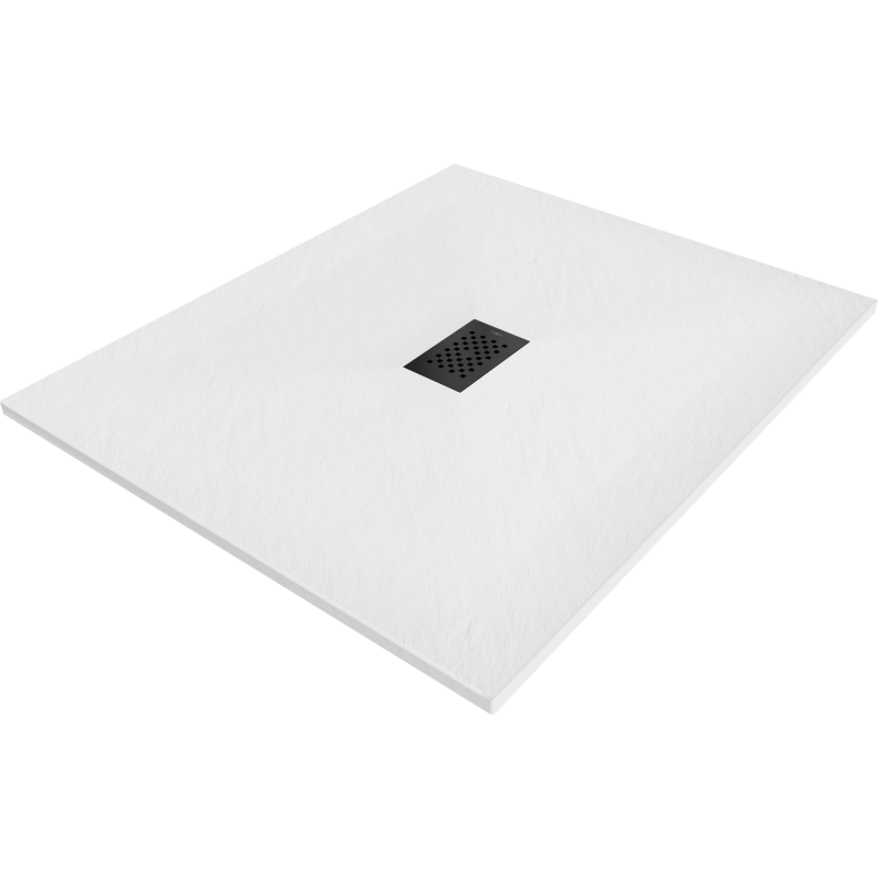 Mexen Hugo Rectangular Shower Tray SMC 140 x 100 cm, White, Black Cover