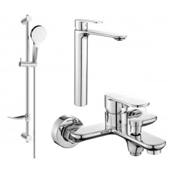 Mexen Milo DF05 bathtub set, Chrome - 71313DF05-00