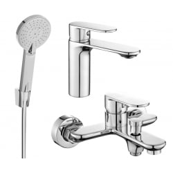 Mexen Milo R40 bathtub set, Chrome - 71303R40-00