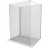 Mexen Kioto Walk-in Shower Screen 100 x 80 cm, Transparent, Chrome - 800-100-212-01-00-080