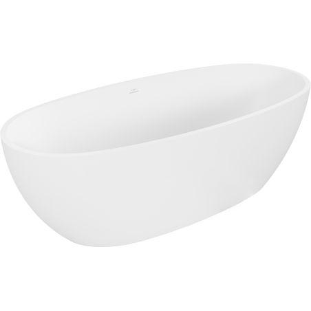 Mexen Torino free-standing bathtub made of conglomerate 155 x 78 cm, white matte - 57271557800