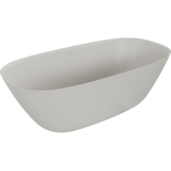 Mexen Como free-standing bathtub made of conglomerate 170 x 82 cm, matte concrete - 57311708261