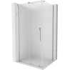 Mexen Velar sliding shower cabin 120 x 70 cm, frost, chrome - 871-120-070-31-01