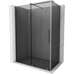 Mexen Velar sliding shower cabin 160 x 90 cm, graphite, gun metal - 871-160-090-41-95