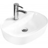 Mexen Iris countertop washbasin 50 x 38 cm, White - 21995000