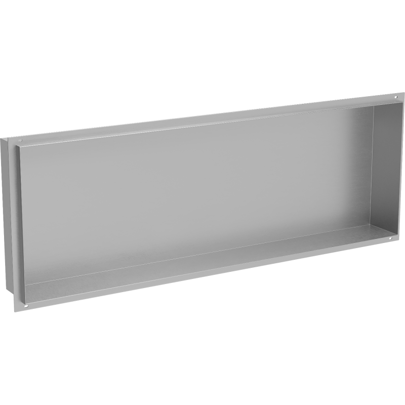 Mexen X-Wall-NR recessed shelf without a flange 90 x 30 cm, inox - 1911903010