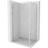 Mexen Lima folding shower cubicle 100 x 90 cm, Transparent, Chrome - 856-100-090-01-00