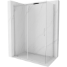 Mexen Omega extendable shower cubicle 140 x 70 cm, Transparent, Chrome - 825-140-070-01-00